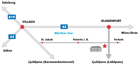 Anfahrtsplan zur Alten Schule