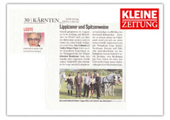 Kleine Zeitung Lippizaner