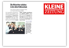 Weinritter - Kleine Zeitung